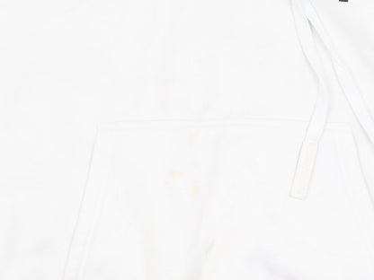 Tomato Papa Men's White Hoodie L Pullover Anime Graphic