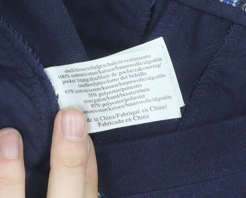 Womens UK Size 10 Laura Ashley Regular Fit  Blue Trousers