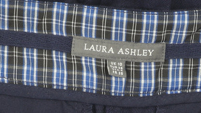 Womens UK Size 10 Laura Ashley Regular Fit  Blue Trousers