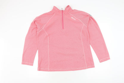 Regatta Women's Pink Full Zip Sweatshirt Size 16