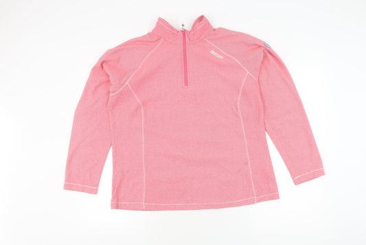 Regatta Women's Pink Full Zip Sweatshirt Size 16
