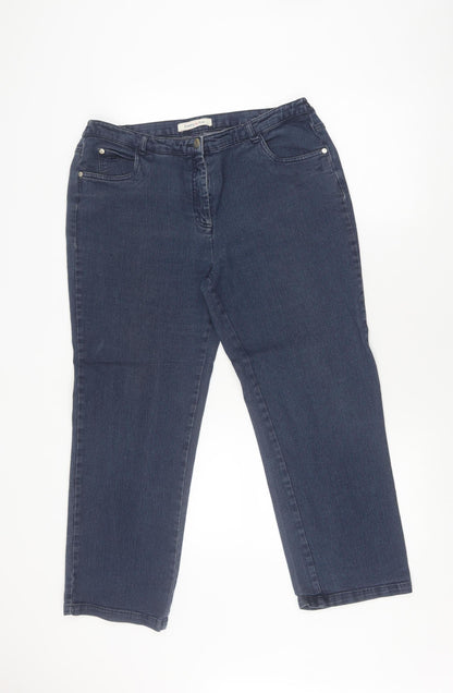 Country Rose Women's Plus Size Blue Denim Jeans