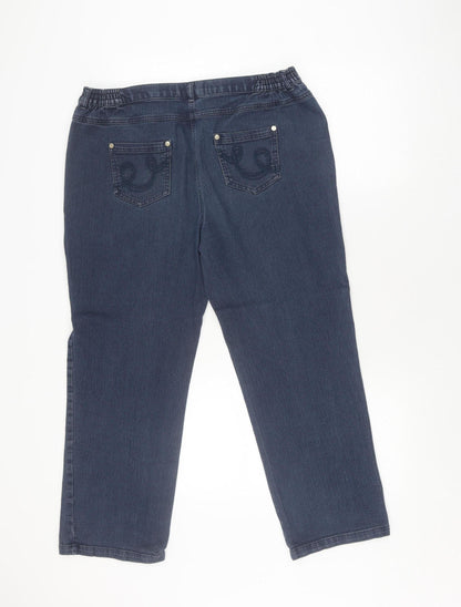 Country Rose Women's Plus Size Blue Denim Jeans