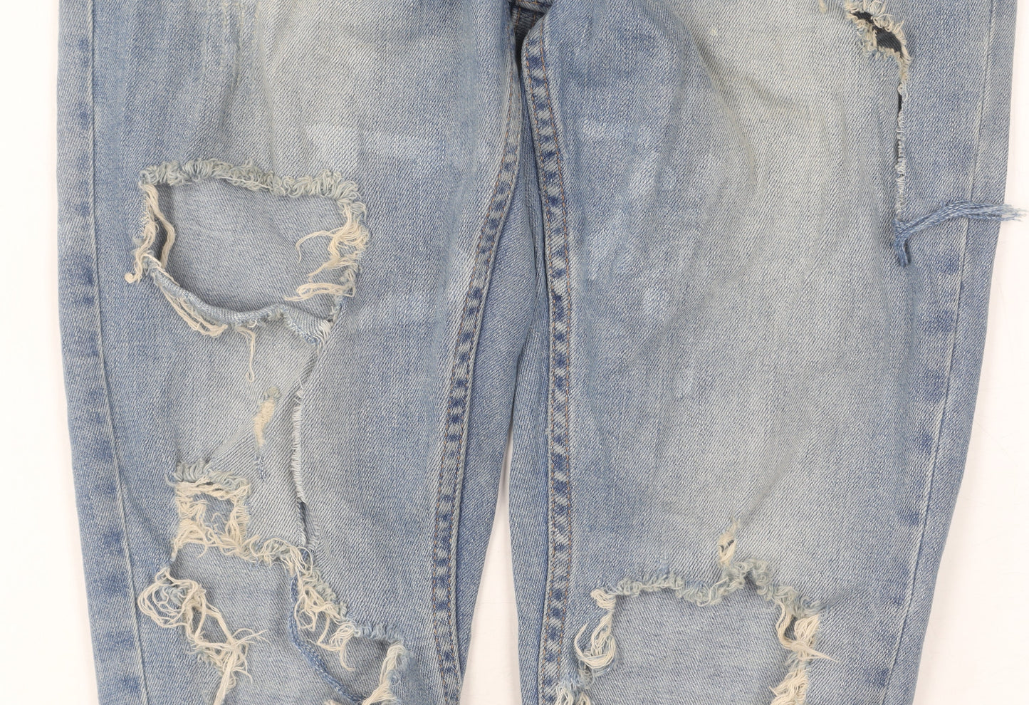 GK Women's Blue Distressed Skinny Jeans - Size 30