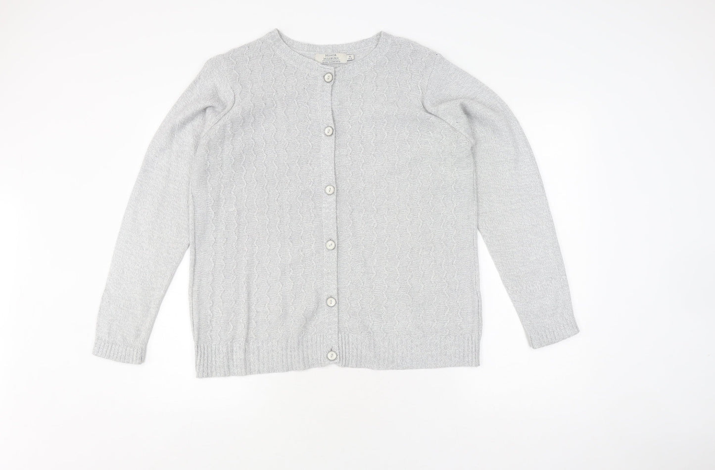 Honor Millburn Women's Grey Knit Cardigan M