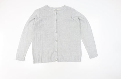 Honor Millburn Women's Grey Knit Cardigan M