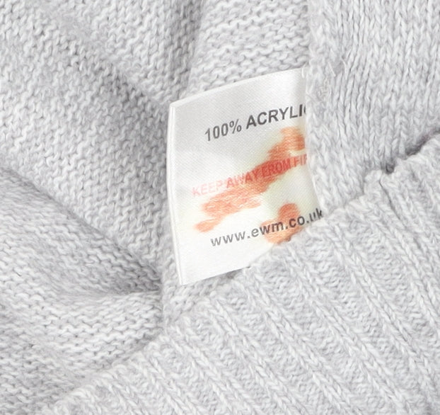 Honor Millburn Women's Grey Knit Cardigan M