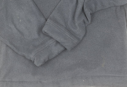 FILA Black V-Neck Pullover Sweatshirt Unisex Size S