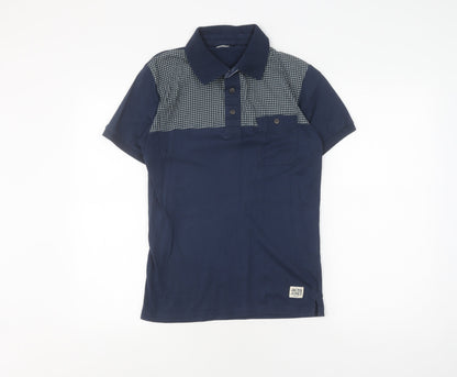Jack & Jones Men's Blue Polo Shirt Small