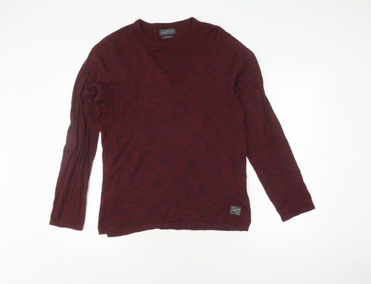 Jack & Jones Red Men's S Crew Neck Jumper