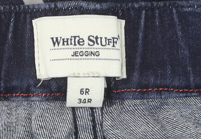 White Stuff Women's Blue Jegging Leggings Size 6