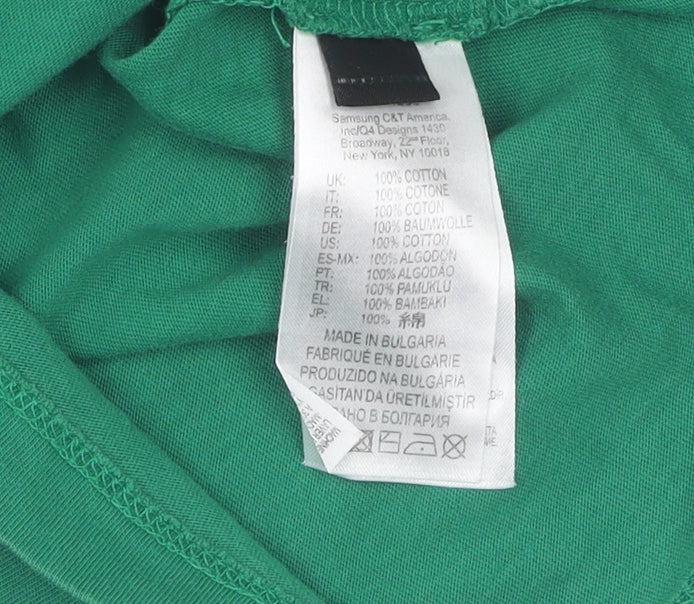 Diesel Boys Green Graphic Print T-Shirt, 4 Years, Cotton, Casual