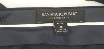 Banana Republic Women's Black Petite Harper Pant