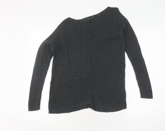 Lauren Ralph Lauren Women's Grey XS Boat Neck Jumper