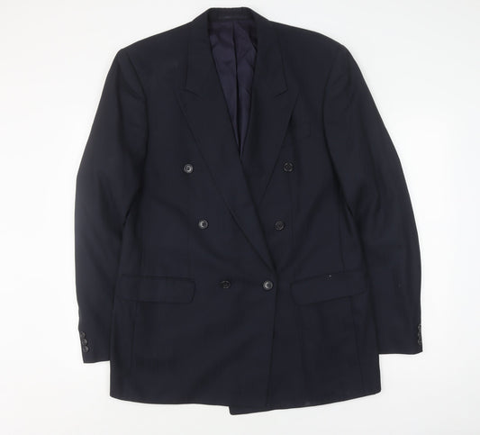 Mens UK Size 42.5 Baumler Regular Blue Suit Jacket