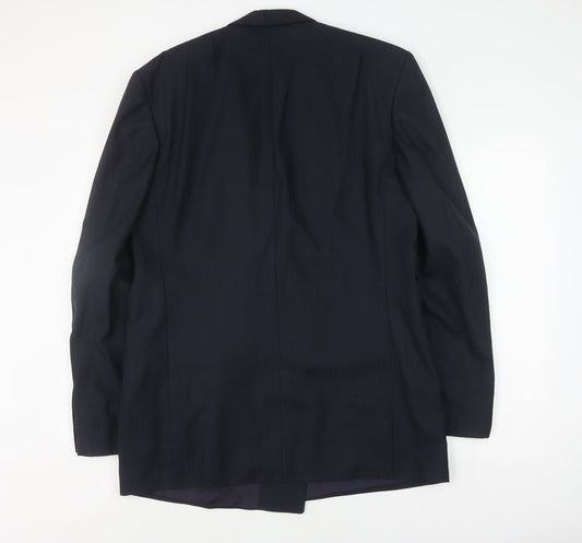 Mens UK Size 42.5 Baumler Regular Blue Suit Jacket