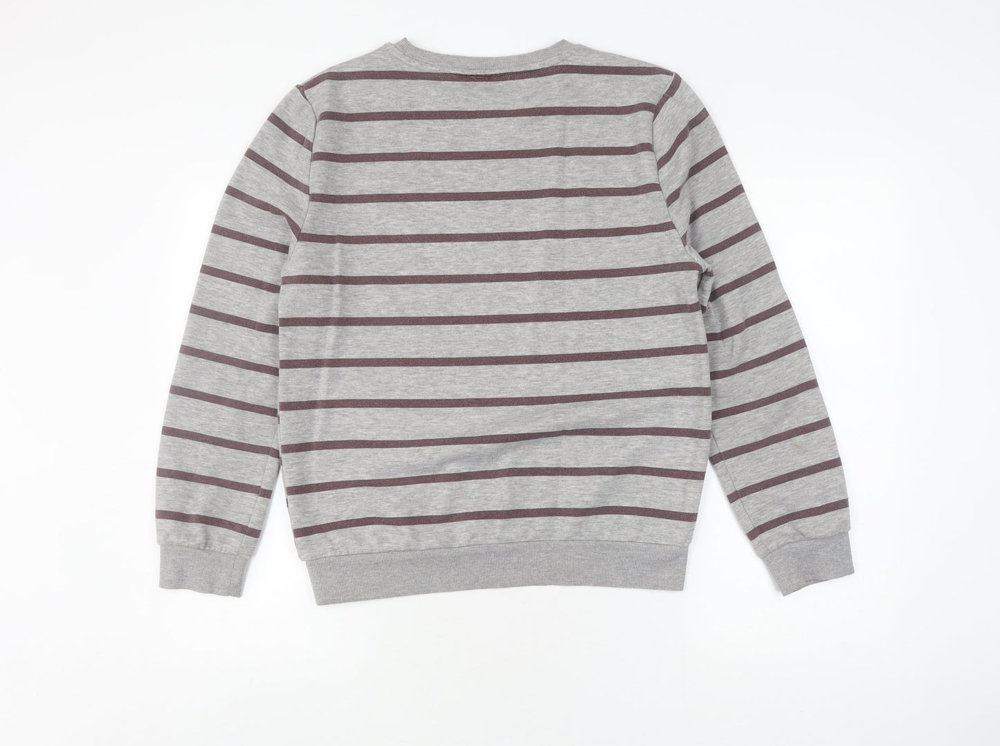 Unisex Adults UK Size 12 Harry Potter Grey Pullover Sweatshirt