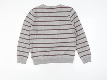 Unisex Adults UK Size 12 Harry Potter Grey Pullover Sweatshirt