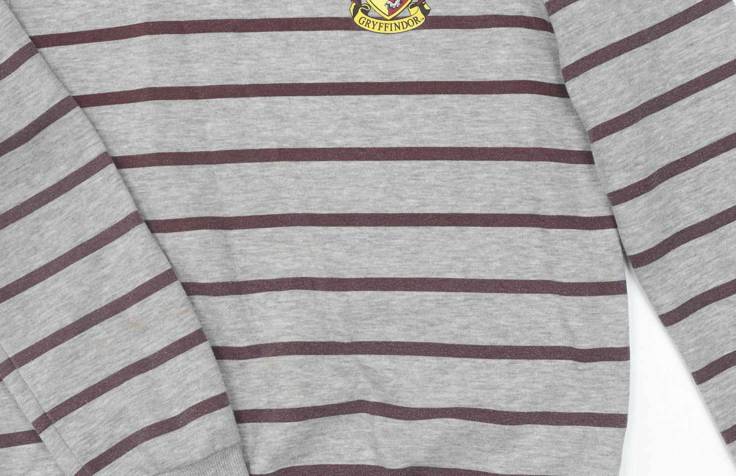 Unisex Adults UK Size 12 Harry Potter Grey Pullover Sweatshirt