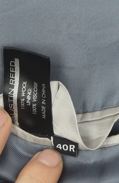 Austin Reed Men's Grey Blazer 40R Formal Jacket