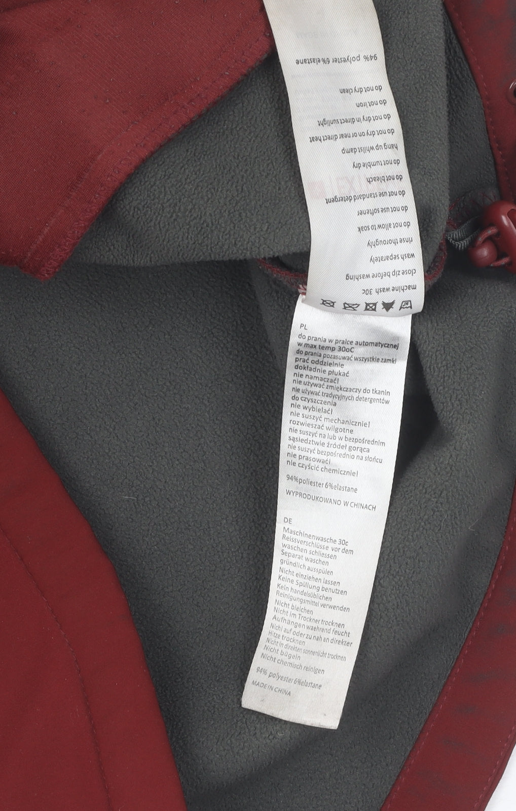 Mens UK Size M Mountain Warehouse Red Soft Shell