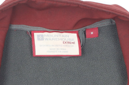 Mens UK Size M Mountain Warehouse Red Soft Shell