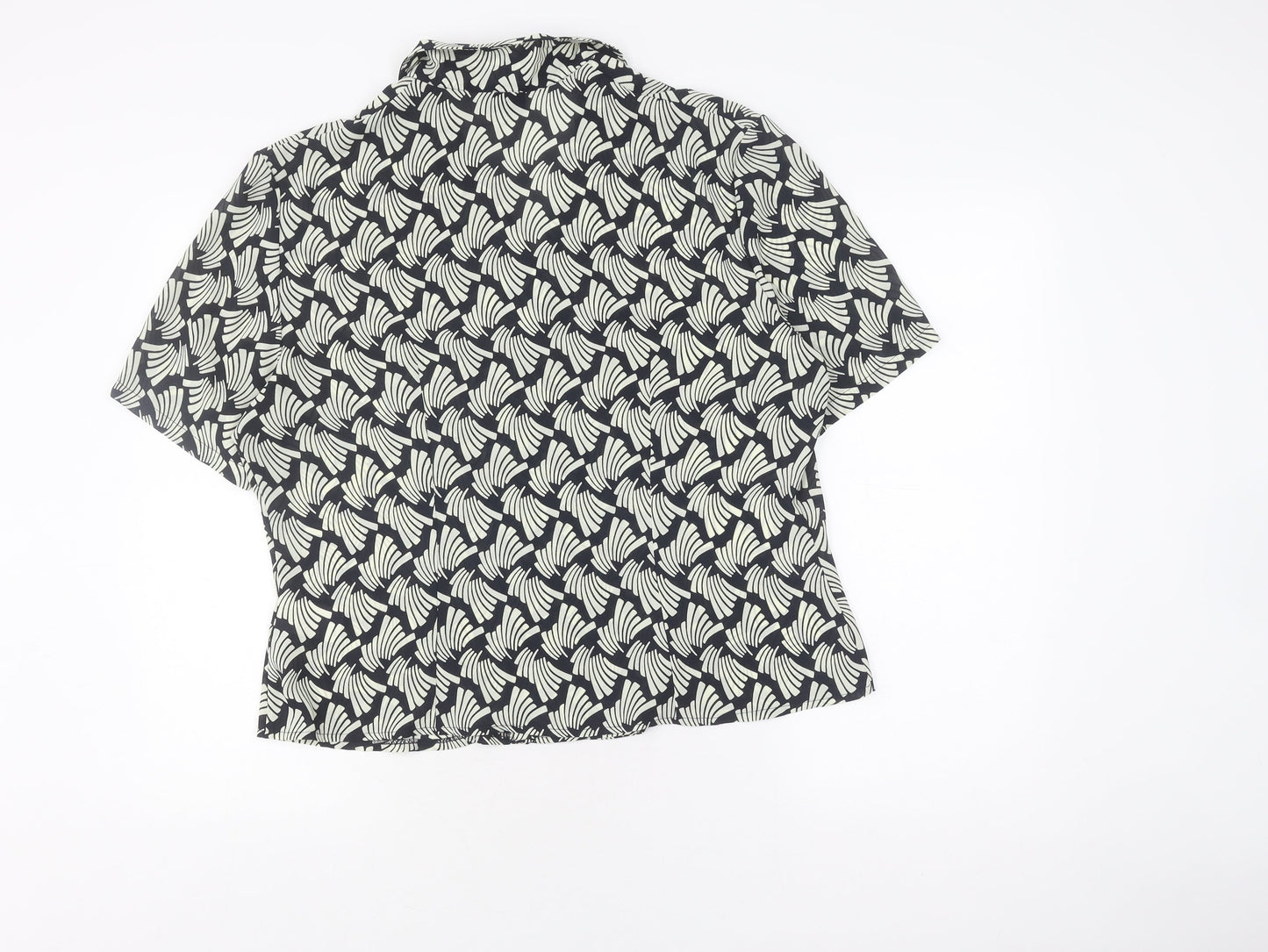 Alexon Women's Blue Geometric Blouse Size 18