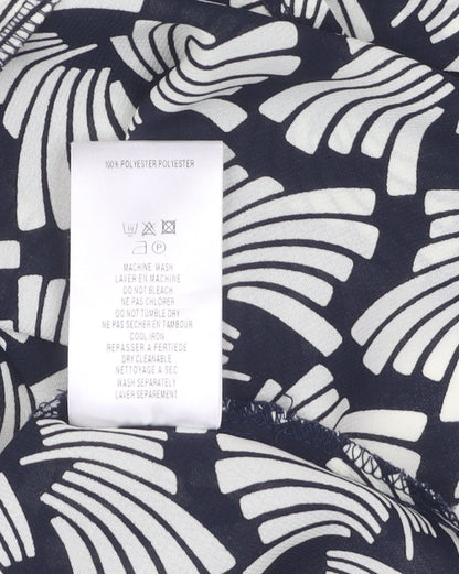 Alexon Women's Blue Geometric Blouse Size 18