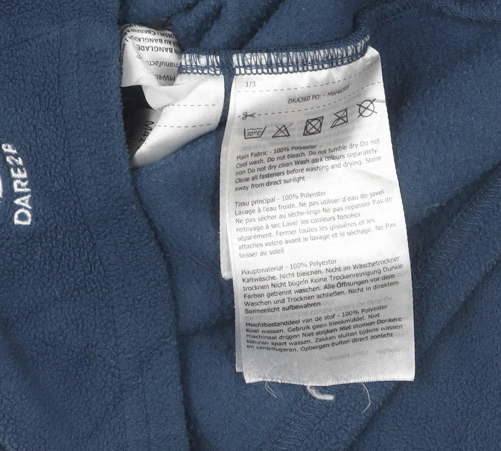 Dare2b Boys Blue Fleece Sweatshirt, Size 10 Years - Lightweight & Comfortable