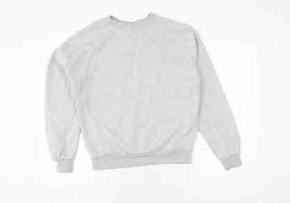 Womens UK Size 2XS Harry Potter Grey Pullover Sweatshirt