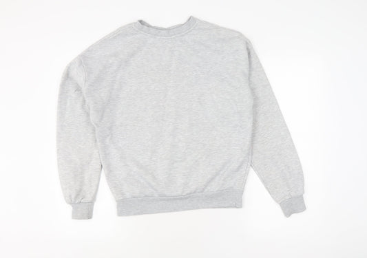 Womens UK Size 2XS Harry Potter Grey Pullover Sweatshirt