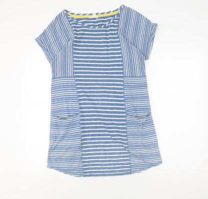 Womens UK Size 8 White Stuff Blue Tunic T-Shirt