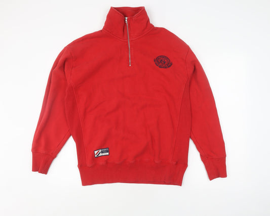 Superdry Men's Red Pullover Sweatshirt XS