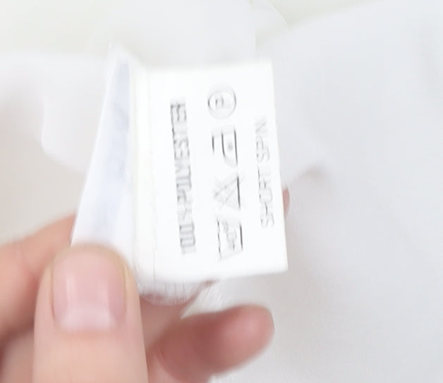 Jacques Vert Women's White Collared Blouse Size 12