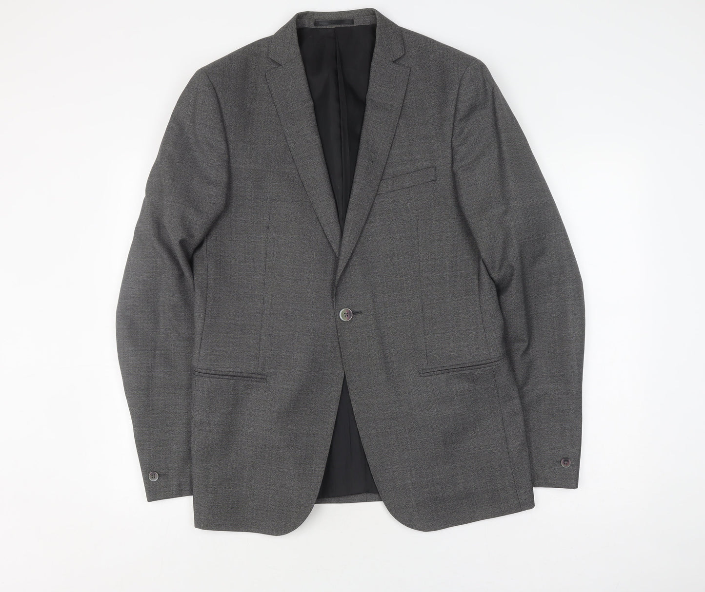 Mens UK Size 40 T.M.Lewin Regular Grey Suit Jacket
