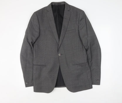 Mens UK Size 40 T.M.Lewin Regular Grey Suit Jacket