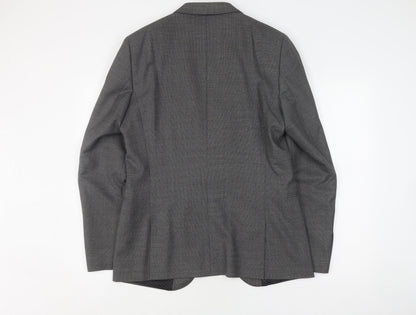 Mens UK Size 40 T.M.Lewin Regular Grey Suit Jacket