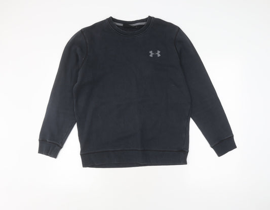 Under Armour Men's Black Pullover Sweatshirt M Slim