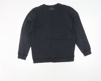 Under Armour Men's Black Pullover Sweatshirt M Slim