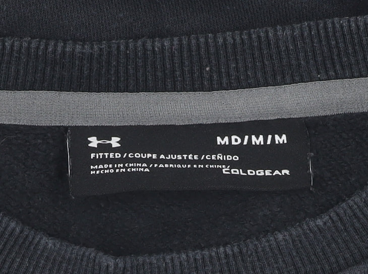 Under Armour Men's Black Pullover Sweatshirt M Slim