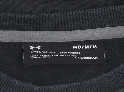 Under Armour Men's Black Pullover Sweatshirt M Slim