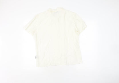 Womens UK Size 4 White Stuff White  Button-Up