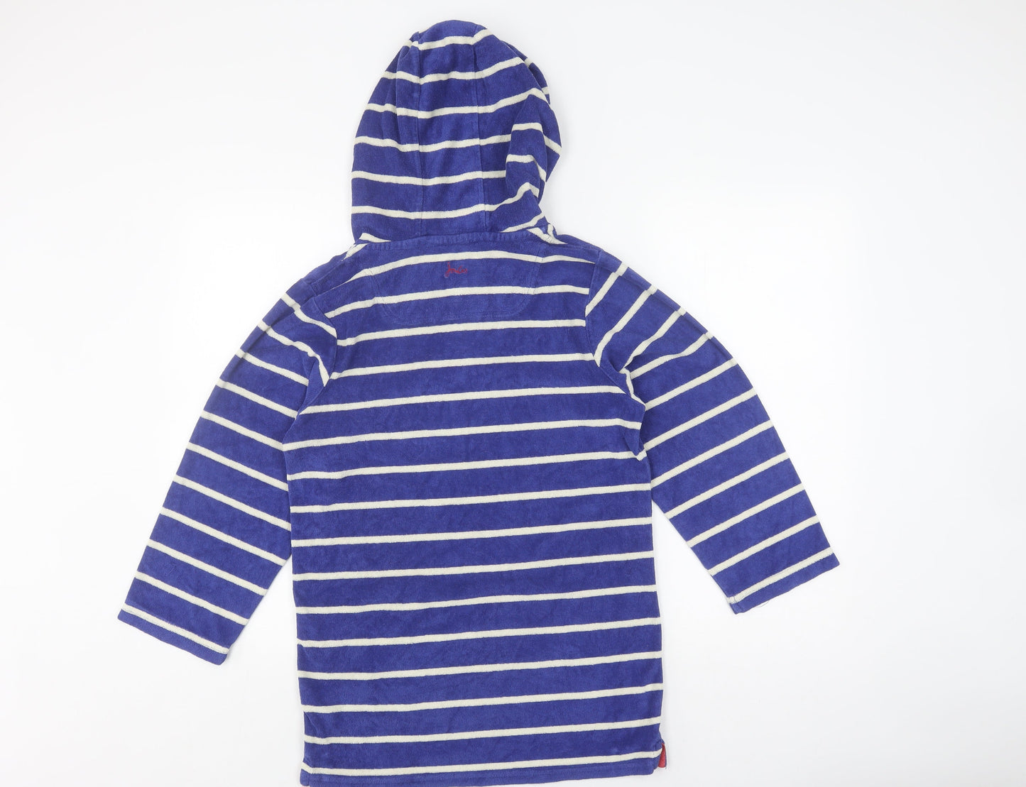 Joules Boys Blue Striped Hooded Rash Guard 11-12 Years