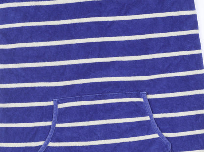 Joules Boys Blue Striped Hooded Rash Guard 11-12 Years