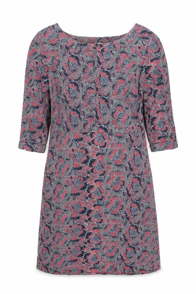 White Stuff Women's Multicoloured Floral Dress Size 8