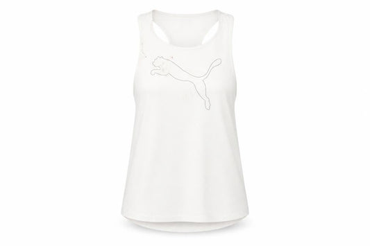 Womens UK Size S PUMA White Gym & Training Yoga Tank