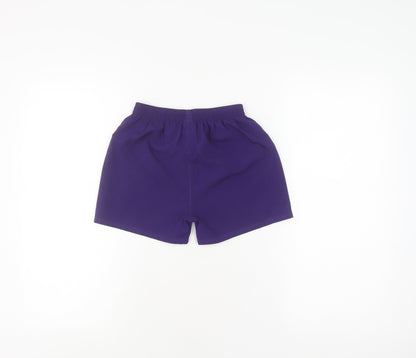 New Balance Boys Purple Athletic Football Shorts 4-5Y