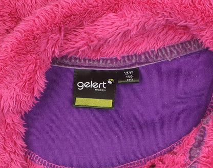 Gelert Girls Pink Fleece Pullover Sweatshirt, 13 Years