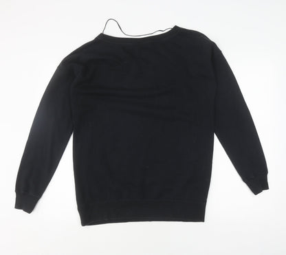 Nike Women's Black Graphic Print Sweatshirt M