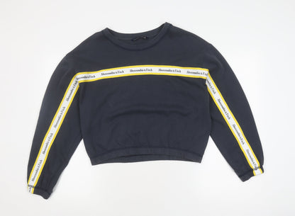 Abercrombie & Fitch Black Women's Sweatshirt M Pullover